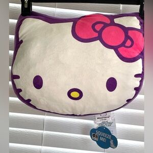 *NWT* HELLO KITTY Pillow - Sweet Kitty - Cloud Pillow/Squishmallow -Purple/White